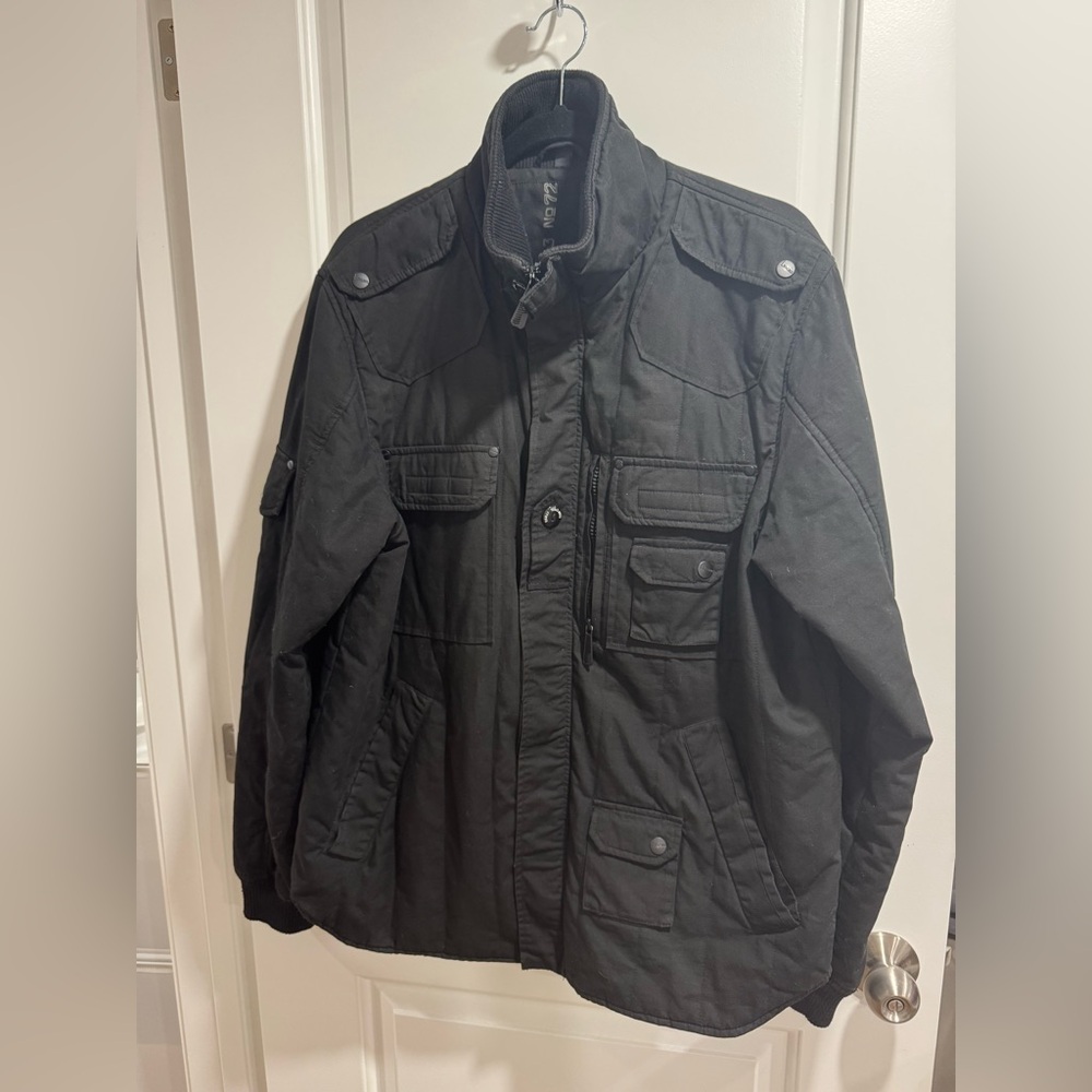 black jacket